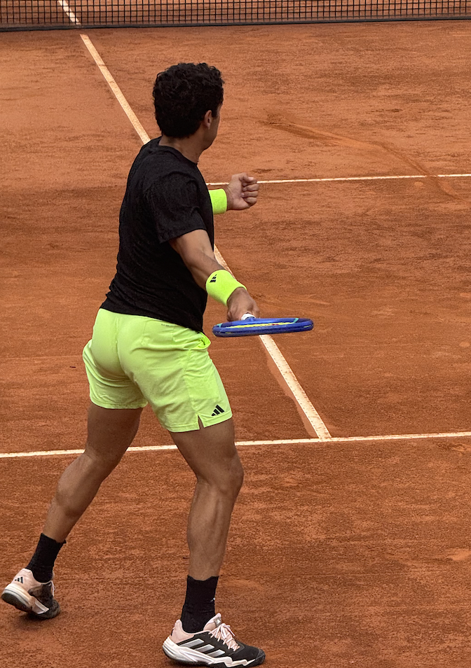 racquet face down